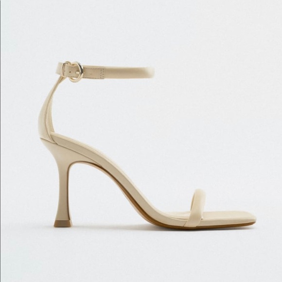 LEATHER HIGH HEEL SANDALS || ZARA || YKCLOSET - Picture 2 of 6